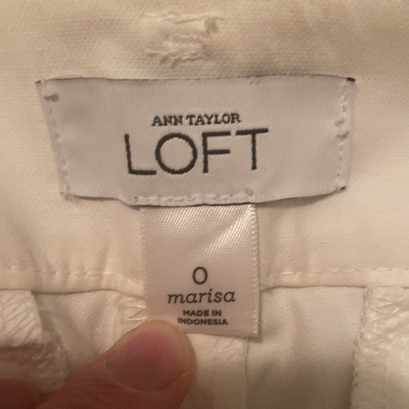 Loft White Capri Pants - Picture 2 of 4